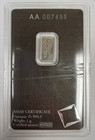 Platinum 1g Gram Bar  9995 Valcambi Suisse New In Assay Card
