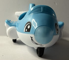 Fisher Price Little People Blue Airplane Plane Airport Double-seater Face