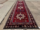 3x11 Vintage Heriz Runner Rug Handmade Antique Long Geometric Serapi 3x10 3x12