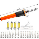 New 22 Pieces Electric Hot Knife Cutter Tool Kit W  Multipurpose Heat Cutter Set