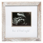 Love At First Sight Sonogram Picture Frame  Gender Neutral Ultrasound Keepsak   