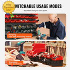 48-bin Wall Mounted Storage Bins Parts Rack Organizer Garage Shop Tool Organizer
