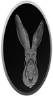 Rare  100pcs  Lunar Rabbit Calendar V2 Silver Coin 2023 Chad Optical Illusion