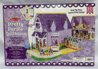 Melissa   Doug Pretty Purple Dollhouse   3d Puzzle   Dollhouse missing 5 pieces 
