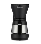 New 5-cup Coffee Maker With Stainless Steel Carafe  Charcoal Water Filter