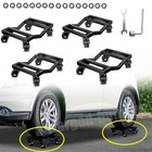 Car Dolly Set Of 4  10000 Lbs Capacity Wheel Dolly Antiskid Vehicle Dollies