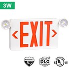 2pack Led Exit Sign Lamp   Emergency Light     Dual Led Lamp Ul-94 Fire Resistance