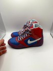 Nike Greco Supreme 316552-611 Womens 6 Sneakers Red Blue Lace Up Wrestling Shoes