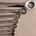 Gearwrench 7-piece Ratcheting Sae Combination Wrench Set Steel Chrome Finish