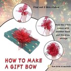 12 Pieces Mixed Color Pull Bow Wrapping Pull Bow Ribbon Pull Bows For Wedding Ba