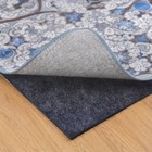 Non Slip Rug Pad 3x5 Ft 1 8 In Thin Felt Rubber Backing Anti-slip Gripper Grey