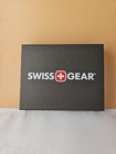 Swiss Gear Men s Leather Wallet - Bi-fold Rfid Protection Black New In Metal Box