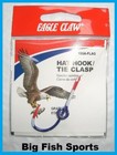 2 Eagle Claw Flag Hat Hooks New  Hat Pin tie Clasp  155a-flag Fish Hook Hat Pin