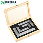2 3 4   6 Inch Engineers Square Set 4 Pc Square In Wooden Case Try Square Usa