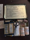 Vintage Johnson And Johnson Autokit No 8  Car Travel  Auto First Aid Kit  Rare