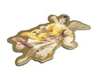 Set Of 5 Angel Christmas Ornaments 1994 Vintage Cardboard Ornament