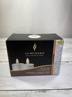 Luminara Tea Light Candles W timer Set Of 2 W real-flame Effect  - 1 5 x2  New