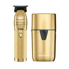 Babylisspro Limited Edition Goldfx Trimmer   Uvfoil Single-foil Shaver Set - New