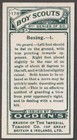 Ogden s  Boy Scouts  1913  4th Series  Green Backs  No 178  Boxing - 1