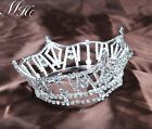 Miss America Pageant Crown Rhinestones 3  Tiara Bridal Wedding Prom Headband