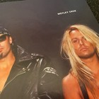 Motley Crue Nikki Sixx   Mick Mars    Skid Row Vintage Magazines Poster Ex Plus