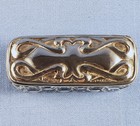 Antique 1906 British Sterling Silver Lid Cut Glass Trinket Box Chester