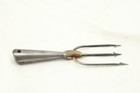 Antique 3 Tines With Barbs  Frog Eel Fishing Gig Spear Forged