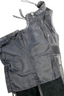 Harley Davidson Chaps L Black Leather Soft Lined Amelia Buckles Straps Stretch