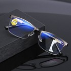 2 Pairs Metal Progressive Multifocus Reading Glasses Bifocal Presbyopic Readers