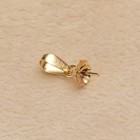 Solid 18k Gold Pearl Pendant Clasp Bail Pin Setting Diy Pendant One Item