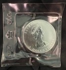 1989 Canada 5 Dollars Silver Maple Leaf Coin 1 Oz 9999 Fine Silver