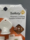 Safety 1st Hs133 Magnetic Locking System 9 Piece Set - 8 Locks And 1 Key New Nos