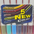 Nos Rare Sharpie Twin Tip Permanent Markers Fine Ultra Fine Olive Marigold Plum