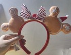 Disney Parks Gingerbread Christmas Holiday 2020 Mickey Minnie Ears Bow Headband