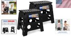 2pack Folding Step Stool - 13  Height  Heavy Duty Foldable Stool For Kids And   