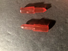 100   Vintage Red Lite Brite Bubble Pegs Toy Crafts  Pegs Sanitized 