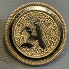 Love Token On 1855 Shilling - Stunning Engraving With Black Enamel