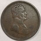 1825 To Facilitate Trade Half Penny Bank Token Canada Very Good Vg Coin  17755