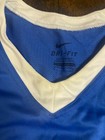 Vintage Nike Team Basketball Jersey   Blue White   Blank   Small