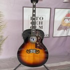 Vintage Sunburst J-200 Jumbo 43  acoustic Electric Guitar Spruce Top With 301eq