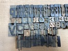 Wood Letter Press Type - Miscellaneous Pieces - 79 Pieces