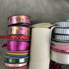 Large Craft Ribbon Lot Bulk Assorted Colors Patterns Crafting Sewing Diy