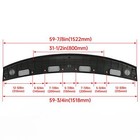 Clip-on Upper Dash Cover Panel For 2002-2005 Dodge Ram 1500 2500 3500 5gt31xdvac