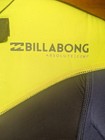 Billabong Toddler Wetsuit Sz 6 Yellow Blue Surf Suit Short Sleeve And Short Legs