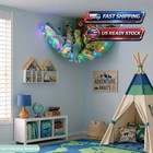 Stuffed Animals Hammock With Led Light Toy Net Room Decor Corner Storage  