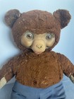 Vintage Original Smokey The Bear Rubber Face Plush Doll 