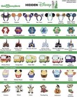 Sealed X4 2026 Walt Disney World Hidden Mickey Mystery Pouch  2 Mystery Pins 