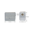 Yushi Ultrasonic Transducers 2mhz 20x22mm 45   60   70   Angle Beam Contact Probe