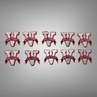 Lot Of 10 Vintage Victory V 1    Embroidered Sew On Patches Patch Lot