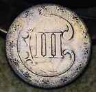 1852 Three Cent Silver Piece Trime 3c Type 1 Ungraded Us Coin Cc19559